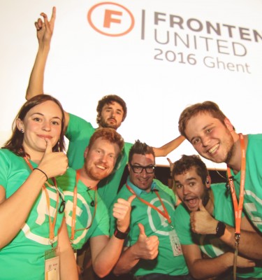Crazy ambitions of the Frontend United 2016 Ghent team